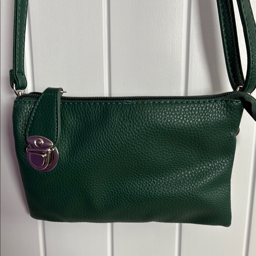 Green Leather Shoulder Bag